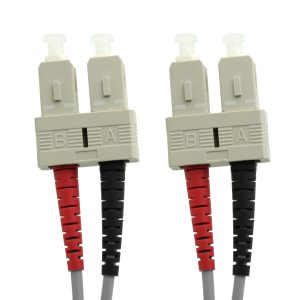 SC-SC Multimode Duplex 62.5/125 Fibre Optic Patch Lead
