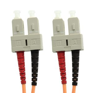 SC-SC Multimode Duplex 50/125 Fibre Optic Patch Lead