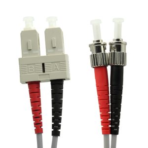 SC-ST Multimode Duplex 62.5/125 Fibre Optic Patch Lead
