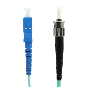 SC-ST Multimode Simplex OM3 Fibre Optic Patch Lead
