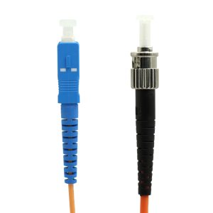 SC-ST Multimode Simplex 50/125 Fibre Optic Patch Lead