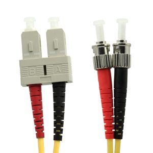 SC-ST Singlemode Duplex 9/125 Fibre Optic Patch Lead