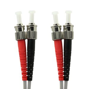 ST-ST Multimode Duplex 62.5/125 Fibre Optic Patch Lead