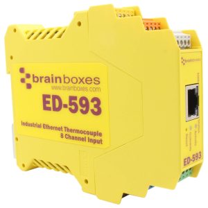 Brainboxes ED-593 - Ethernet to 8 Channel Thermocouple Input Module