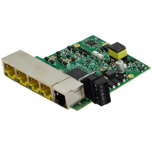 Brainboxes SW-135 - Industrial Embedded PoE+ Gigabit 5 Port Ethernet Switch