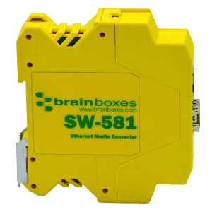 Brainboxes SW-581 - Industrial Ethernet Media Converter