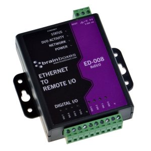 Brainboxes ED-008 - Ethernet to 8 DIO Module