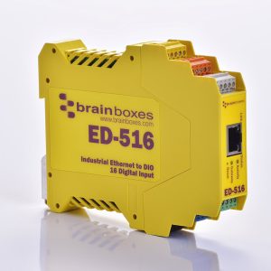 Brainboxes ED-516 - Ethernet to 16 Digital Input Module