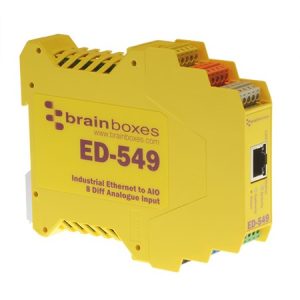 Brainboxes ED-549 - Ethernet to 8 Analogue Input Module