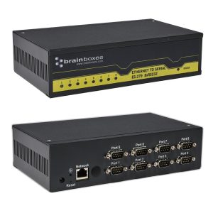 Brainboxes ES-279 - Ethernet to 8 RS232 (9-Pin) Serial Adapter
