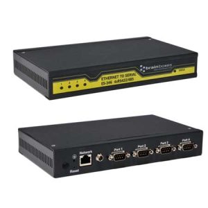 Brainboxes ES-346 - Ethernet to 4 RS422/485 (9-Pin) Serial Adapter