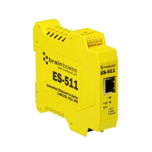 Brainboxes ES-511 - Ethernet to 1 RS232/422/485 Industrial Serial Adapter