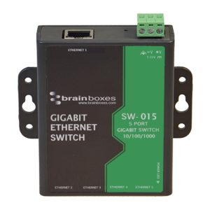 Brainboxes SW-015 - Gigabit 5 Port Ethernet Switch