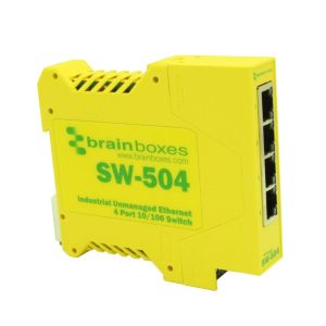 Brainboxes SW-504 - Industrial 10/100 4 Port Ethernet Switch