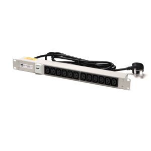 12-Way Horizontal UK Rack PDU 13A