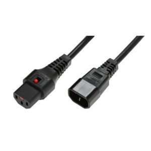 IEC C14 to IEC C13 Locking Power Lead (PVC 1.0mm)