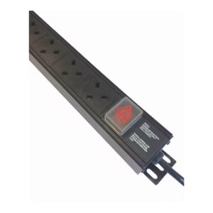 Vertical 10-way UK PDU (Filtered, Switched, 3m)