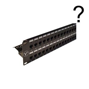 2U 48 Port Cat5e UTP RJ45 to RJ45 Patch Panel