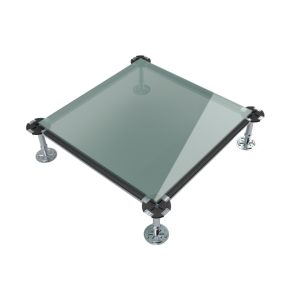 Glass Raised Floor Panels